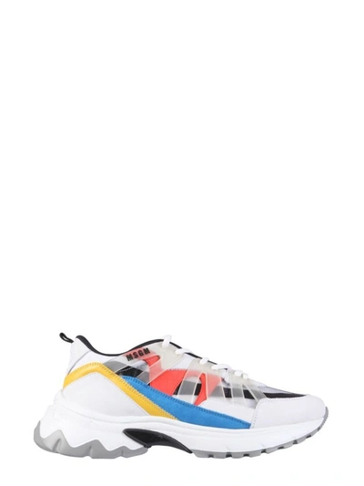 Shop Msgm Men's Multicolor Other Materials Sneakers