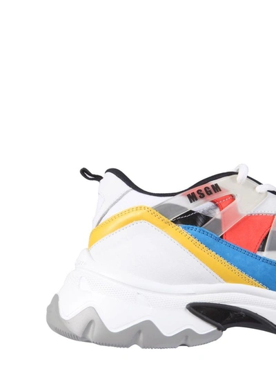 Shop Msgm Men's Multicolor Other Materials Sneakers