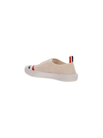 Shop Thom Browne Men's White Other Materials Sneakers
