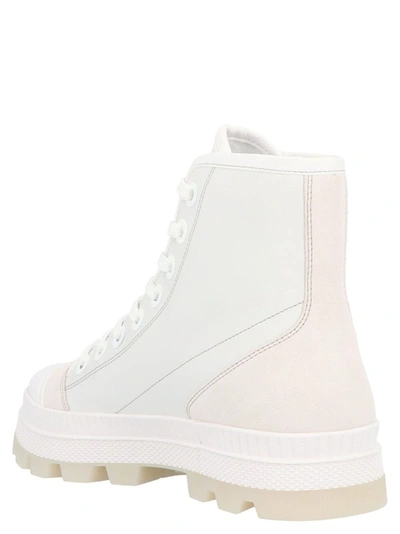Shop Jimmy Choo Men's White Other Materials Sneakers