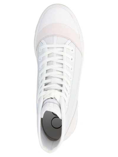 Shop Jimmy Choo Men's White Other Materials Sneakers