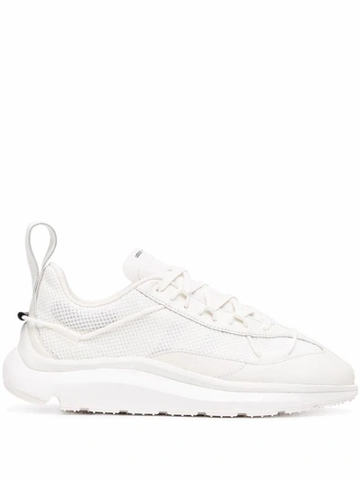 Shop Adidas Y-3 Yohji Yamamoto Men's White Leather Sneakers