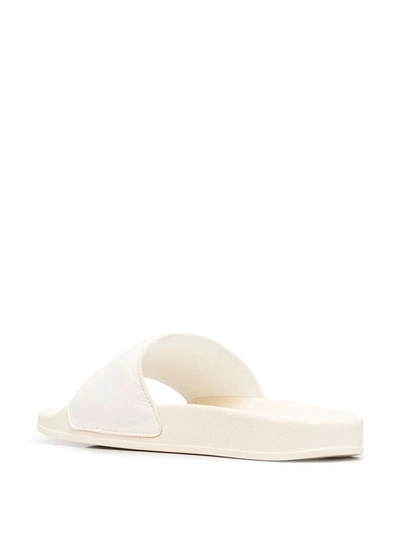 Shop Heron Preston Men's White Rubber Sandals