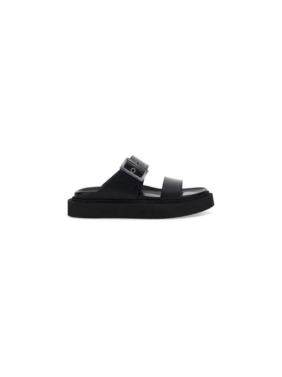 Shop Giuseppe Zanotti Design Men's Black Other Materials Sandals
