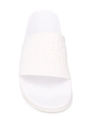 Shop Maison Margiela Men's White Pvc Sandals