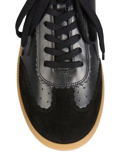 Shop Isabel Marant Men's Black Other Materials Sneakers