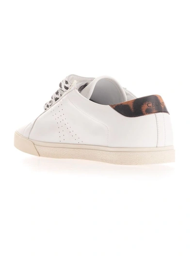 Shop Celine Céline Men's White Leather Sneakers