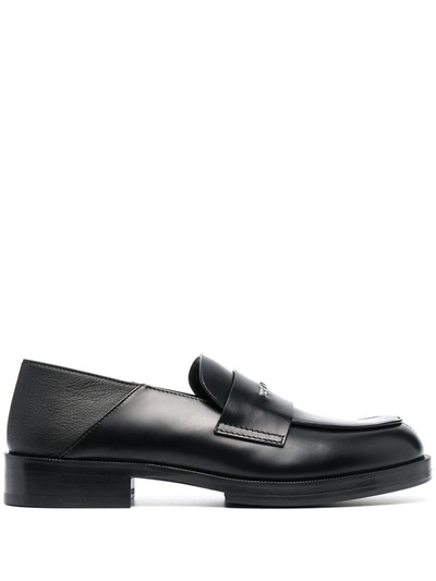 Shop Alyx Men's Black Leather Loafers