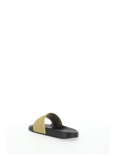 Shop Ferragamo Salvatore  Men's Gold Other Materials Sandals