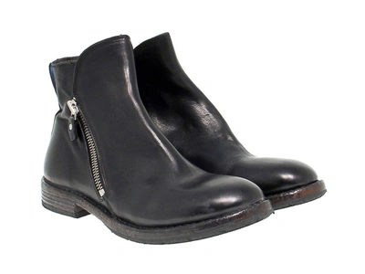 Shop Moma Men's Black Leather Ankle Boots