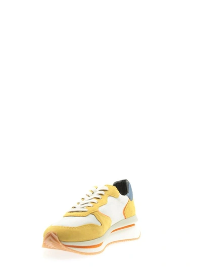 Shop Guess Men's Yellow Suede Sneakers