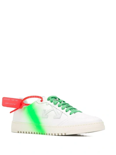 Shop Off-white Men's White Leather Sneakers