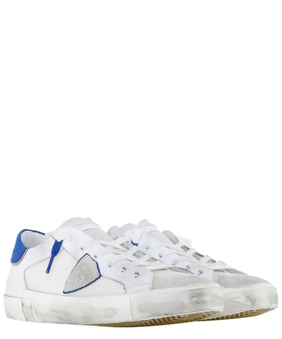 Shop Philippe Model Men's White Leather Sneakers