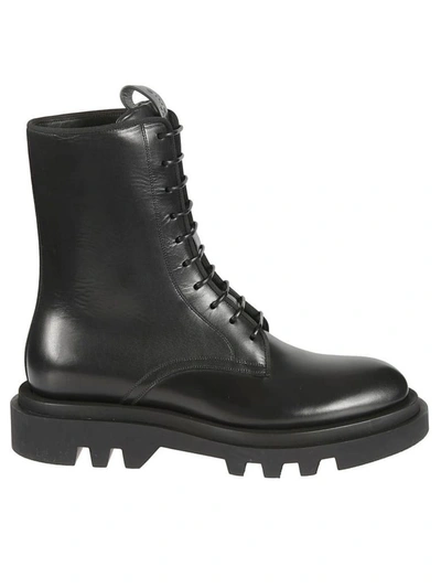 Shop Givenchy Men's Black Leather Ankle Boots