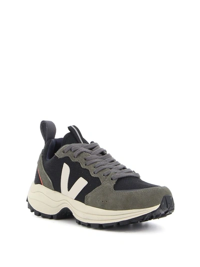 Shop Veja Men's Grey Suede Sneakers