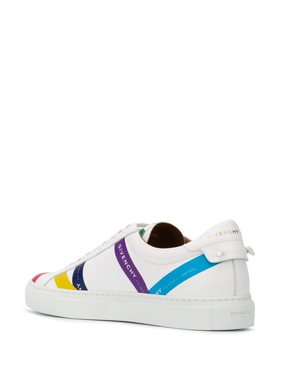 Shop Givenchy Men's White Leather Sneakers