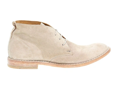 Shop Moma Men's Beige Suede Ankle Boots