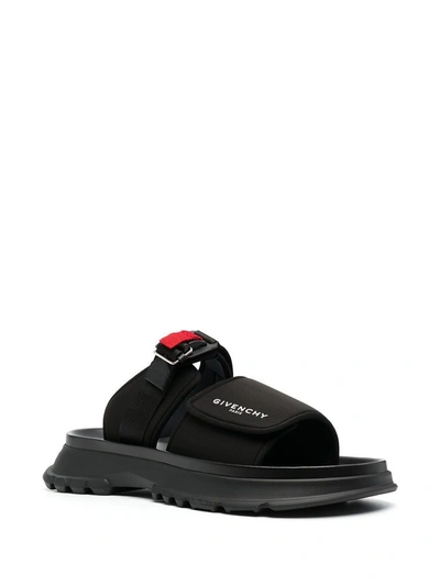Shop Givenchy Men's Black Polyamide Sandals