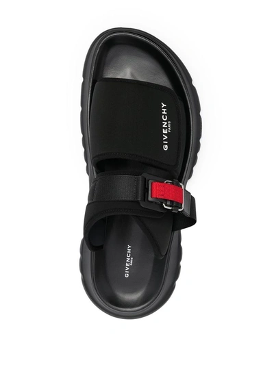 Shop Givenchy Men's Black Polyamide Sandals