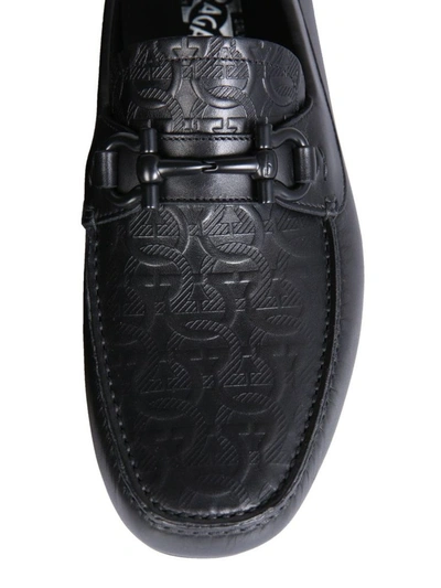 Shop Ferragamo Salvatore  Men's Black Other Materials Loafers