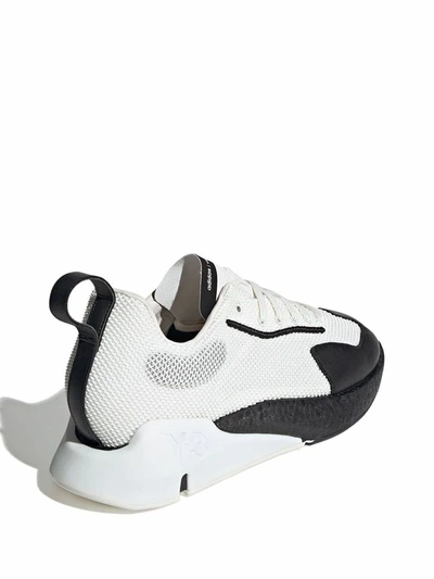 Shop Adidas Y-3 Yohji Yamamoto Men's White Polyester Sneakers