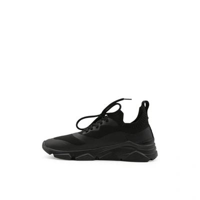 Shop Karl Lagerfeld Men's Black Synthetic Fibers Sneakers