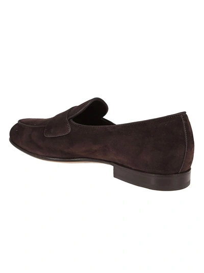 Shop Santoni Men's Brown Other Materials Loafers