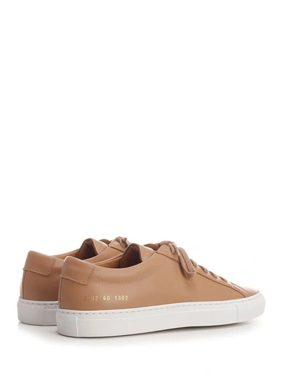 Shop Common Projects Men's Beige Other Materials Sneakers