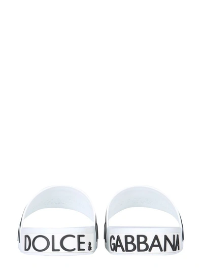 Shop Dolce E Gabbana Men's White Other Materials Sandals