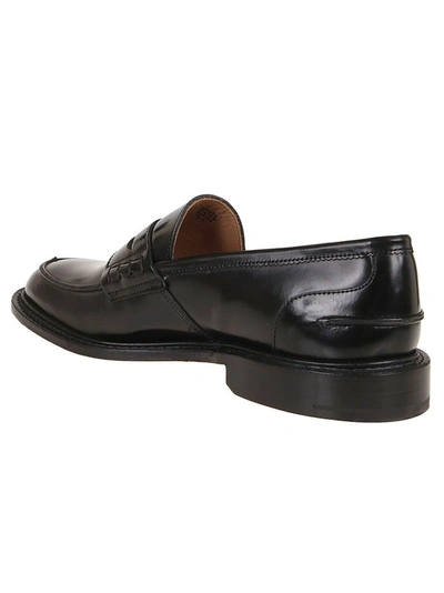 Shop Tricker's Men's Black Leather Loafers