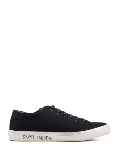 Shop Saint Laurent Men's Black Other Materials Sneakers