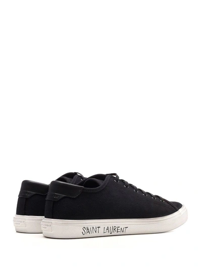 Shop Saint Laurent Men's Black Other Materials Sneakers