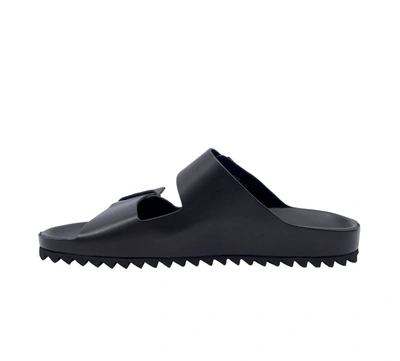 Shop Officine Creative Men's Black Leather Sandals