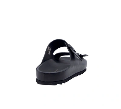 Shop Officine Creative Men's Black Leather Sandals