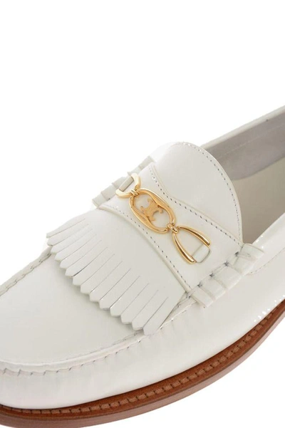 Shop Celine Céline Men's White Leather Loafers