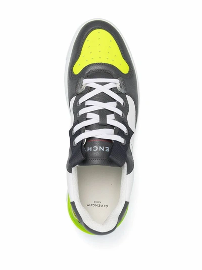 Shop Givenchy Men's Grey Leather Sneakers