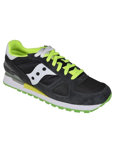 Shop Saucony Men's Grey Leather Sneakers