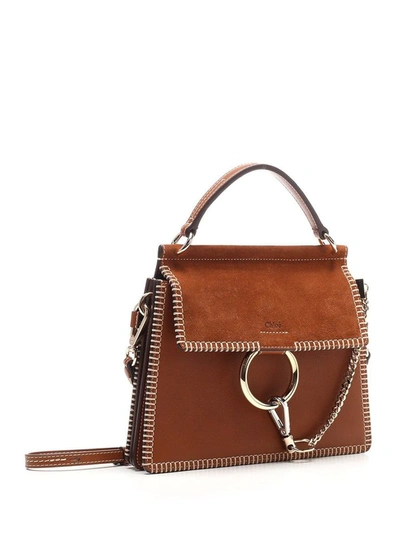 Shop Chloé Women's Brown Suede Handbag