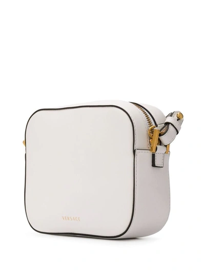 Shop Versace Women's White Leather Shoulder Bag