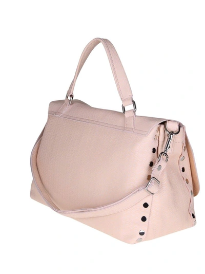 Shop Zanellato Women's Pink Leather Handbag