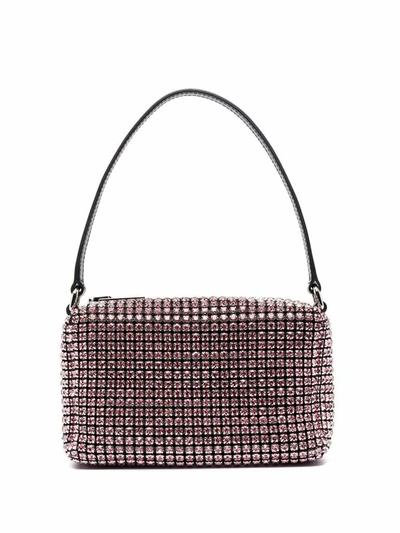 Shop Alexander Wang Women's Pink Leather Shoulder Bag