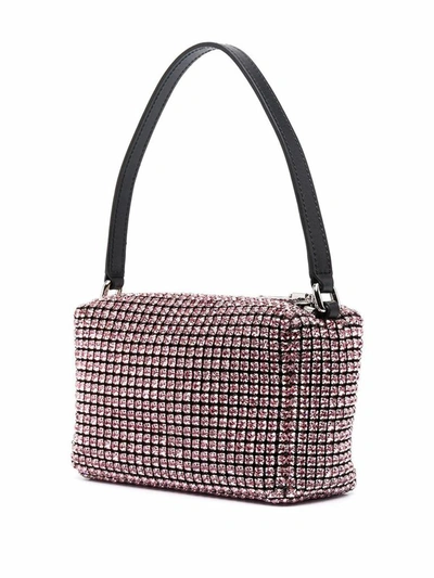 Shop Alexander Wang Women's Pink Leather Shoulder Bag