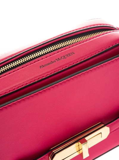 Shop Alexander Mcqueen Women's Pink Leather Beauty Case