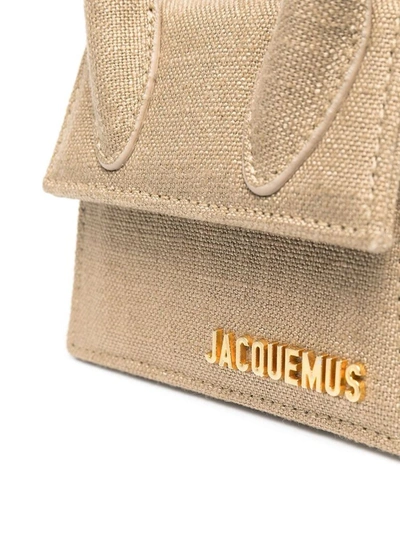 Shop Jacquemus Women's Beige Viscose Handbag