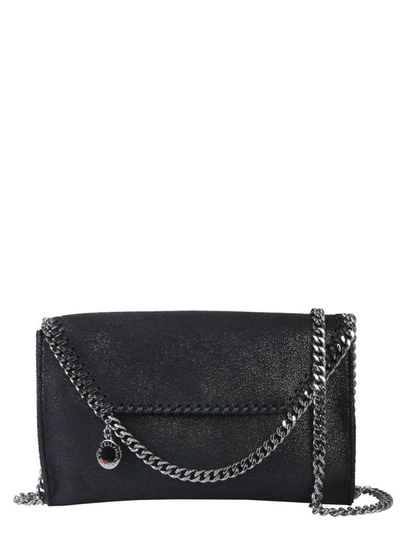 Shop Stella Mccartney Women's Black Polyester Shoulder Bag