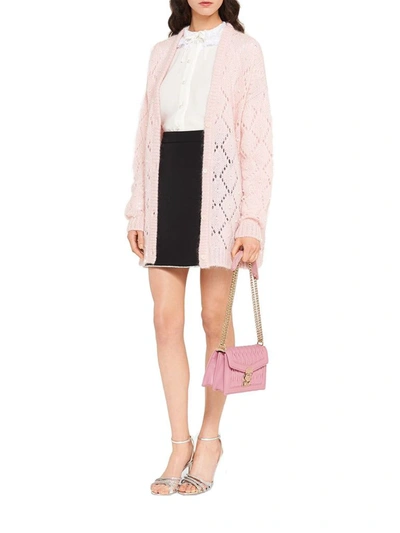 Shop Miu Miu Women's Pink Leather Shoulder Bag