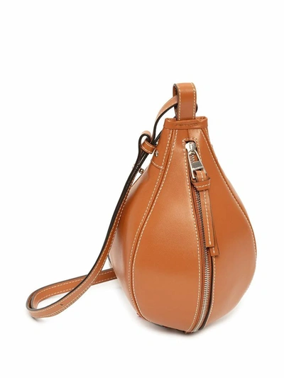 Shop Jw Anderson J.w. Anderson Women's Brown Leather Shoulder Bag