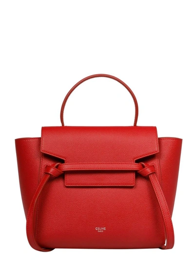 Shop Celine Céline Women's Red Leather Handbag