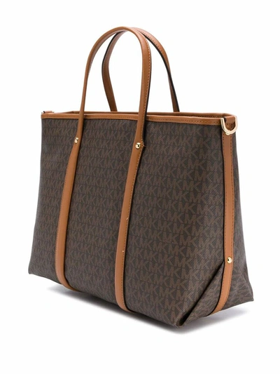 Shop Michael Kors Women's Brown Leather Tote