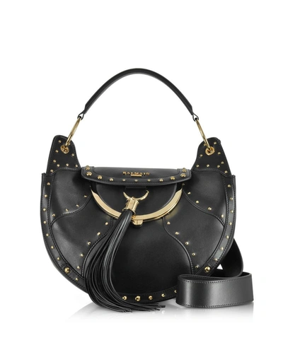 Shop Balmain Women's Black Leather Handbag